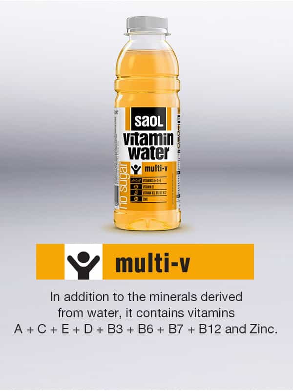 Saol Vitamin Water - Suyun Ve Vitaminlerin Gücü Aynı şişede Birleşti!